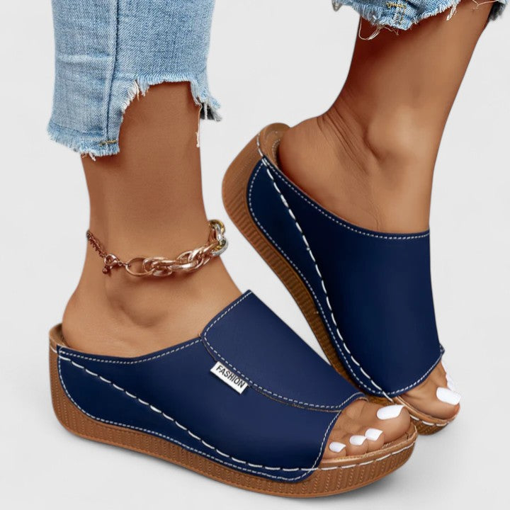 Sandalias ortopédicas con suela ergonómica y ajuste cómodo para mujer, ideales para verano o uso diario