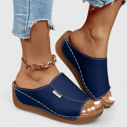 Sandalias ortopédicas con suela ergonómica y ajuste cómodo para mujer, ideales para verano o uso diario