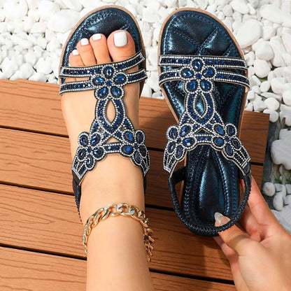 Zapatillas Florales De Verano Para Mujer - Frescas Y Cómodas