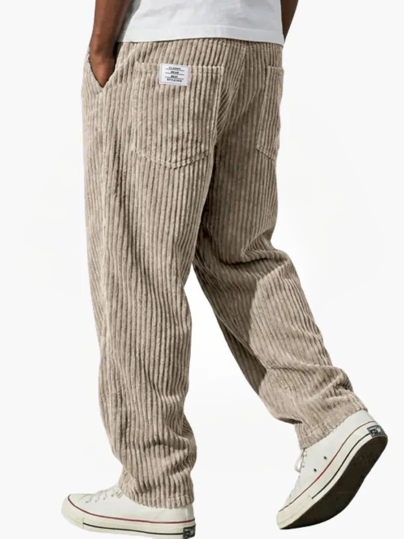 Pantalón de pana para caballero - Diseño clásico y elegante de otoño