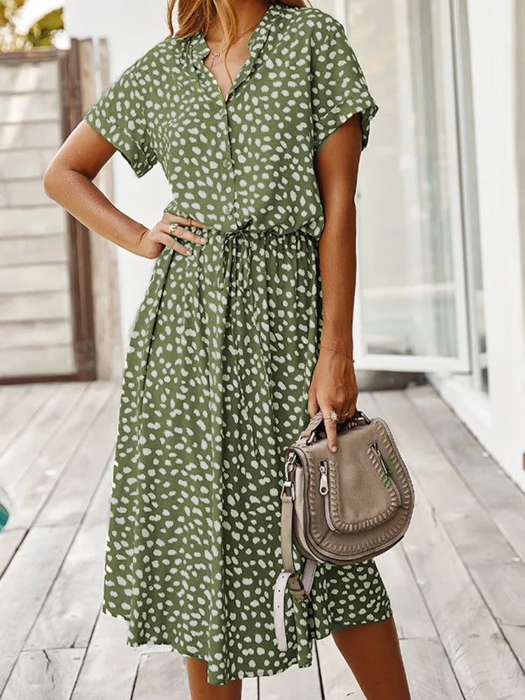 Vestido veraniego cómodo y elegante - fresco para los días cálidos