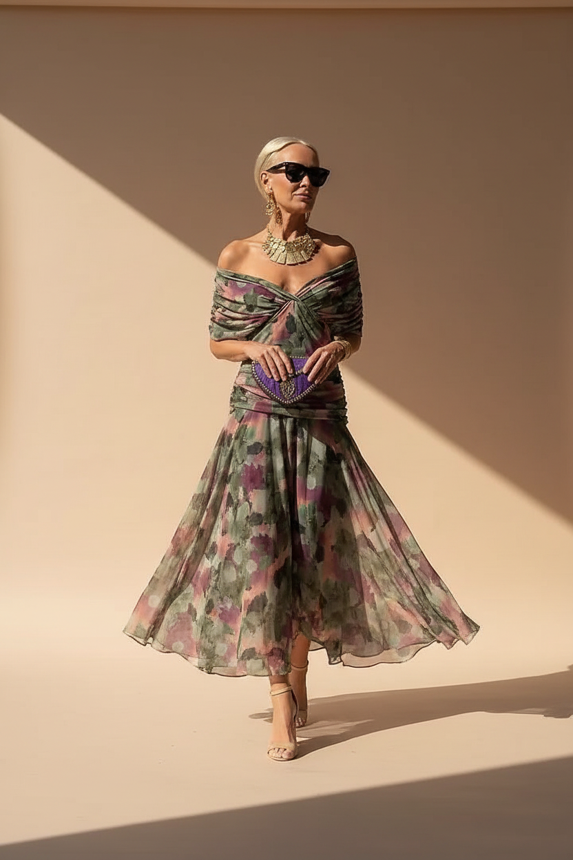 Vestido maxi elegante para mujer, cómodo y ligero para verano o fiesta