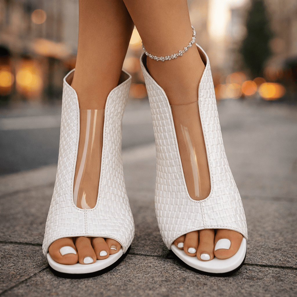 Tacones Escultóricos Elegantes Para Mujer - Estilo Y Elegancia