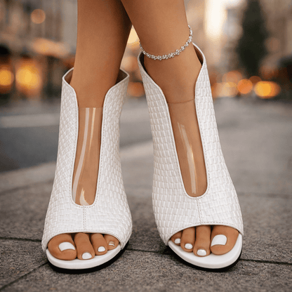 Tacones Escultóricos Elegantes Para Mujer - Estilo Y Elegancia