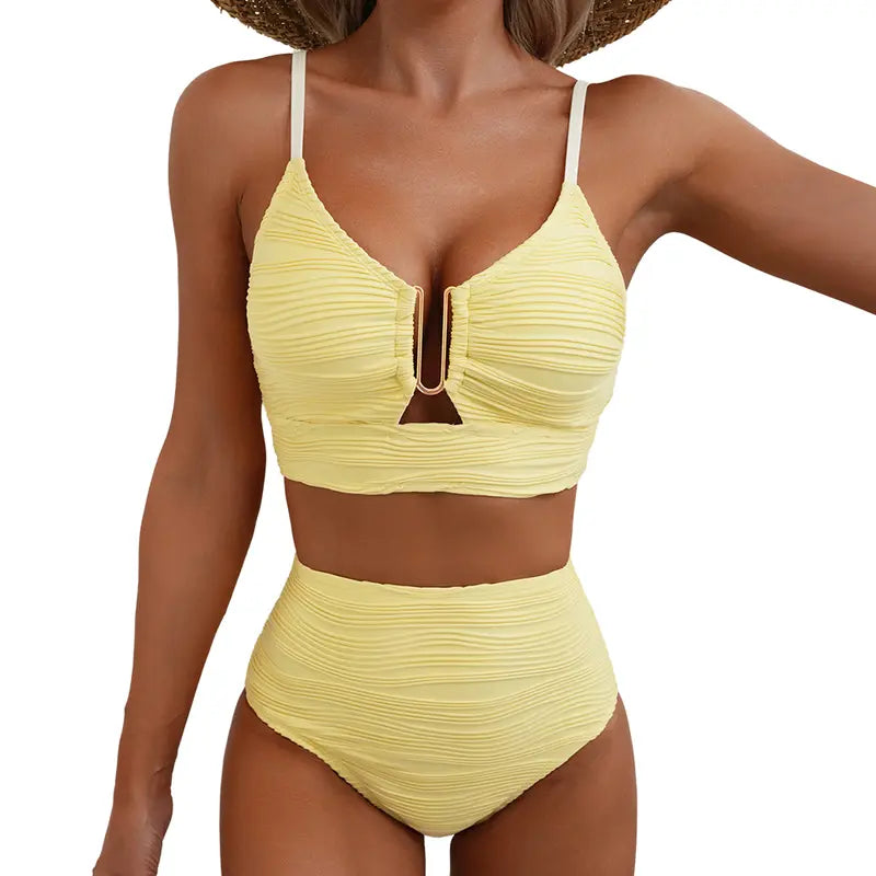 Bikini de entrenamiento con soporte para mujer - fresco y elegante