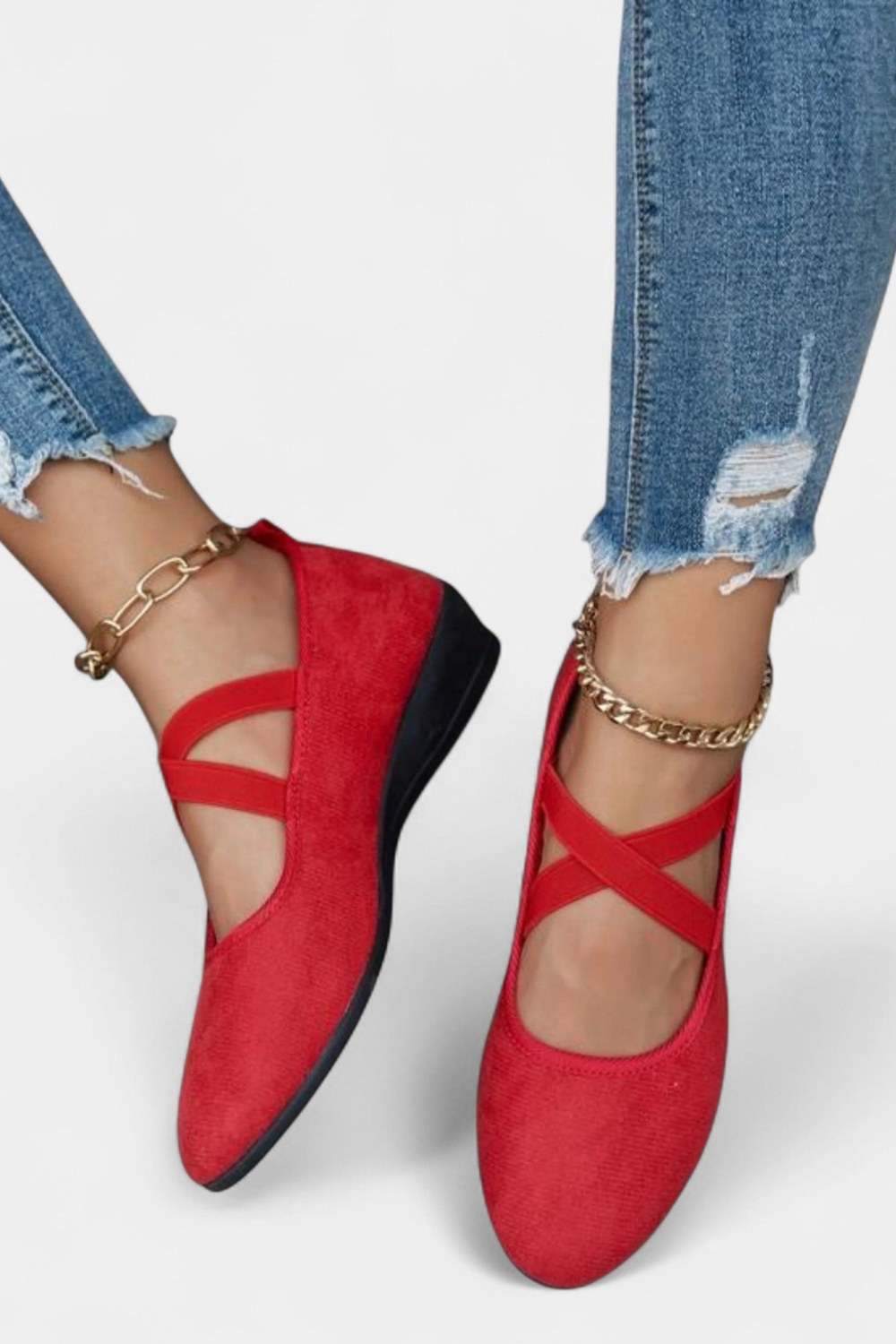 Zapatos casuales elegantes y cómodos para mujer, chic y versátiles