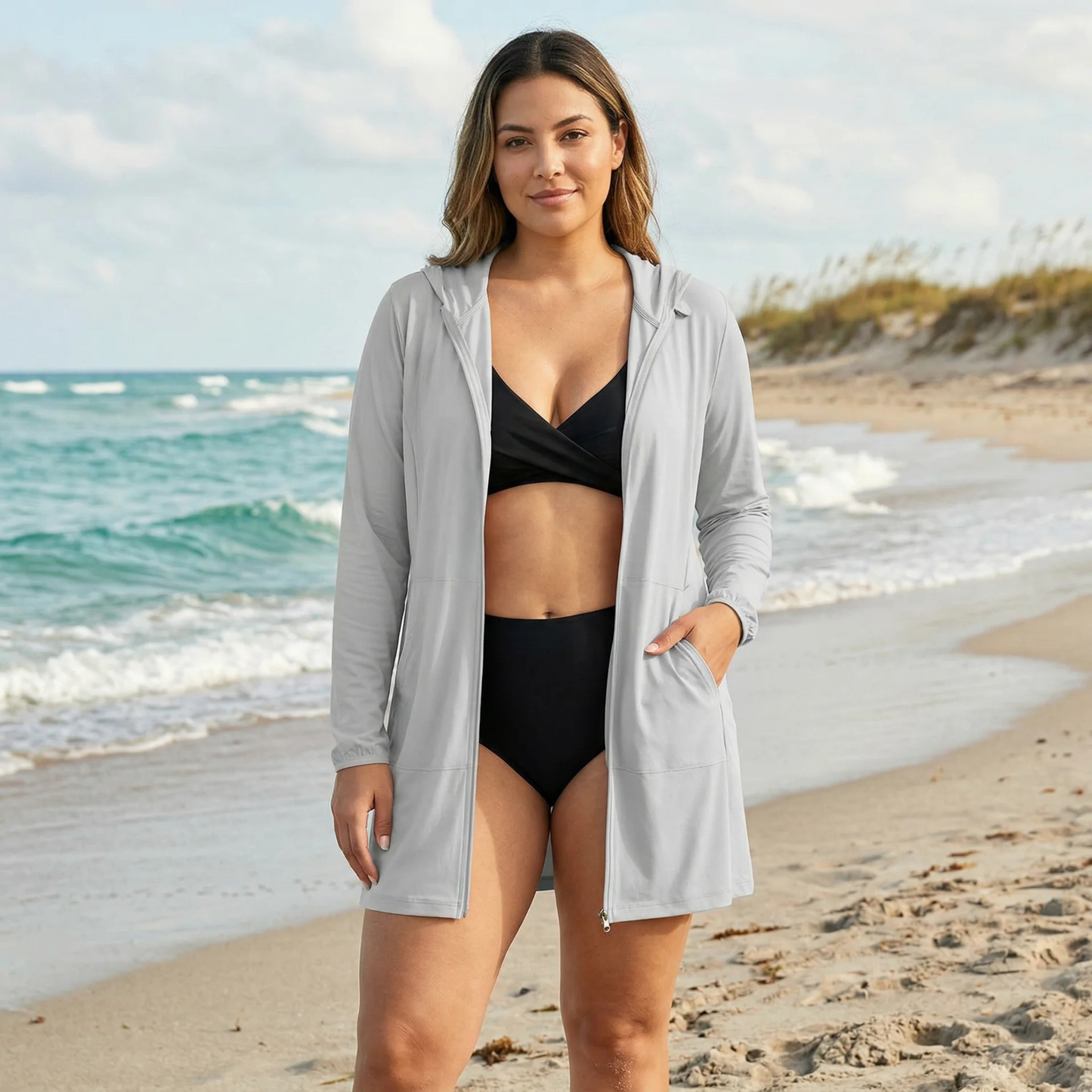 Ropa de baño con protección UV 50+ para mujer - segura y elegante