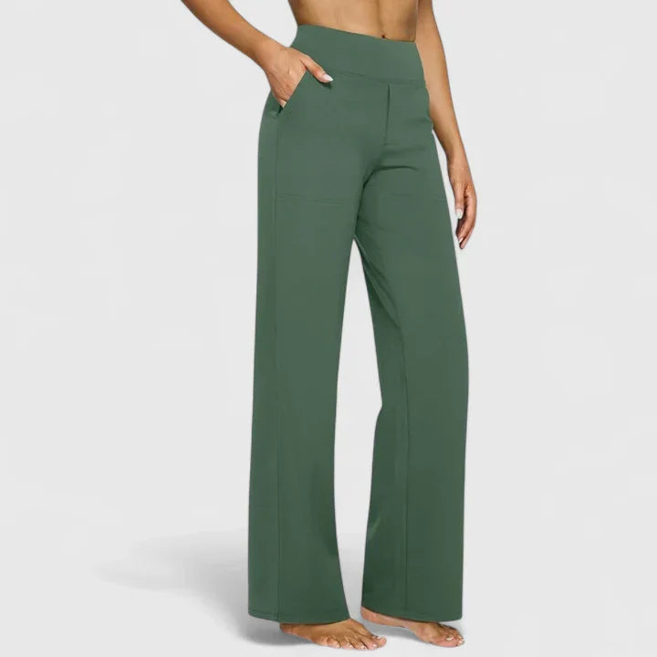 Wide | Pantalón Ancho Cómodo Casual Estilo Veraniego