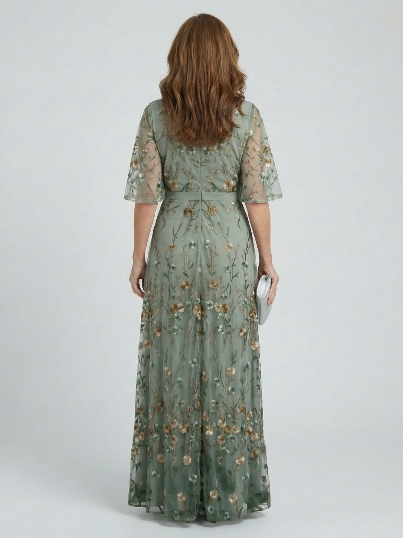Vestido Maxi con Estampado Floral y Corte Fluido | Estilo Boho Elegante