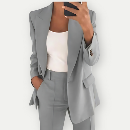 Nadia | Conjunto de Blazer y Chaleco Entallado para Mujer de Oficina