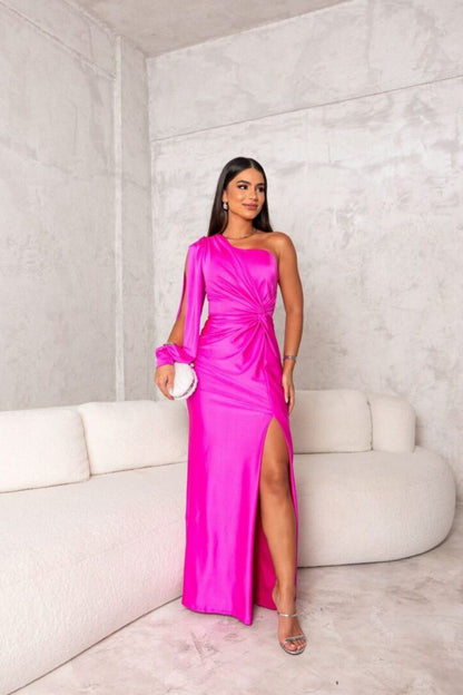 Vestido de silueta elegante para mujer, ligero y sofisticado para fiesta