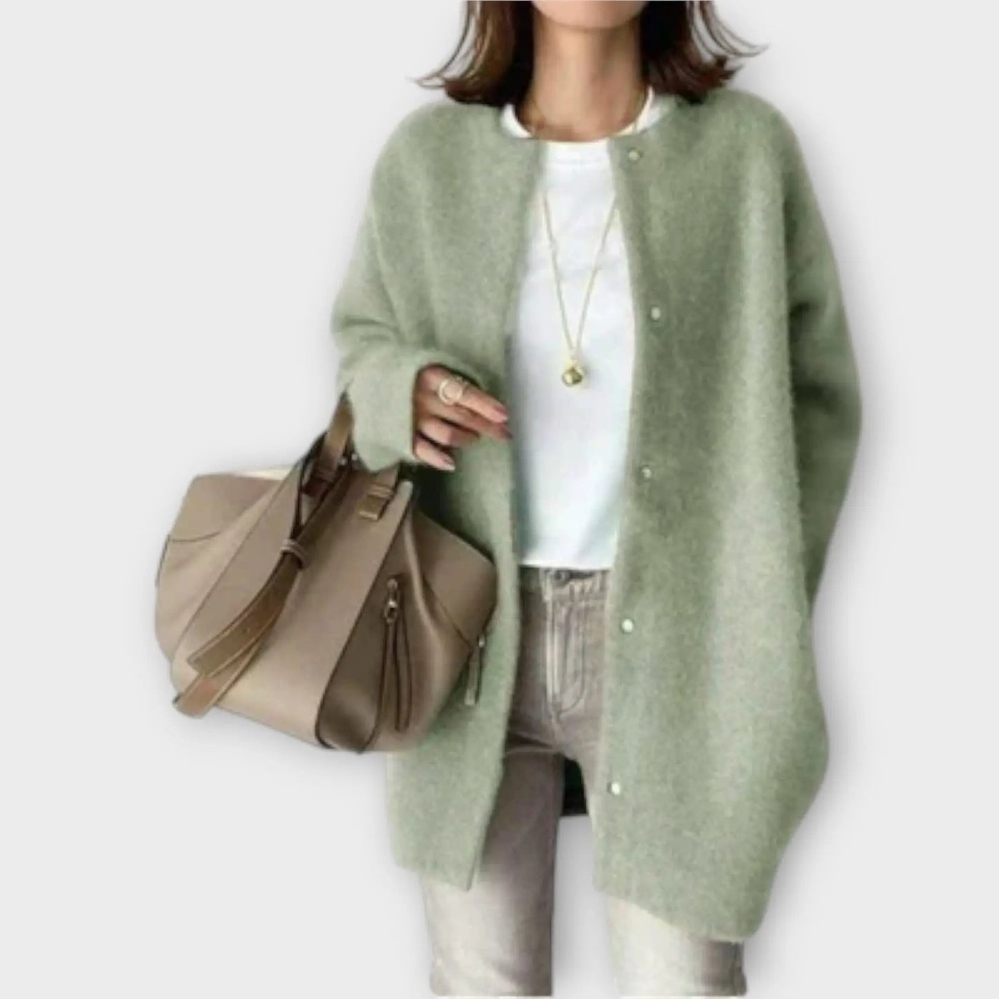 Lilly | Cárdigan de Punto Elegante con Botones para Mujer de Otoño
