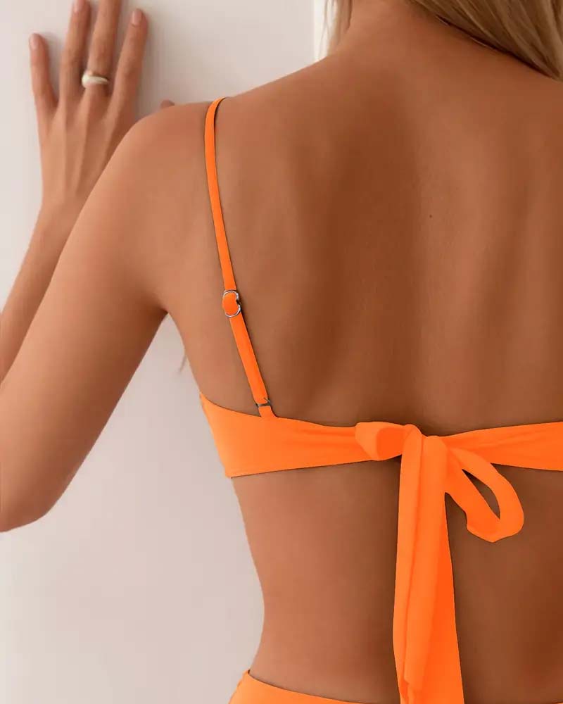 Bikini de dos piezas a la última con diseño favorecedor