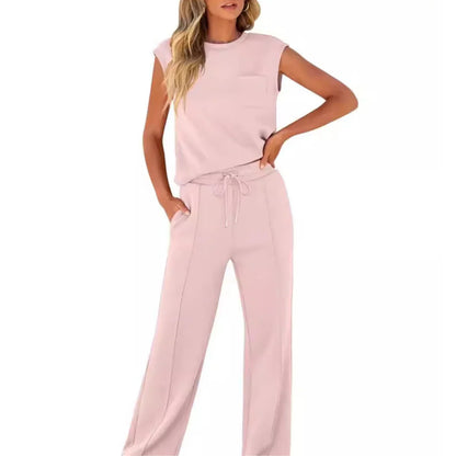 Conjunto de dos piezas de lino para mujer - fresco y elegante