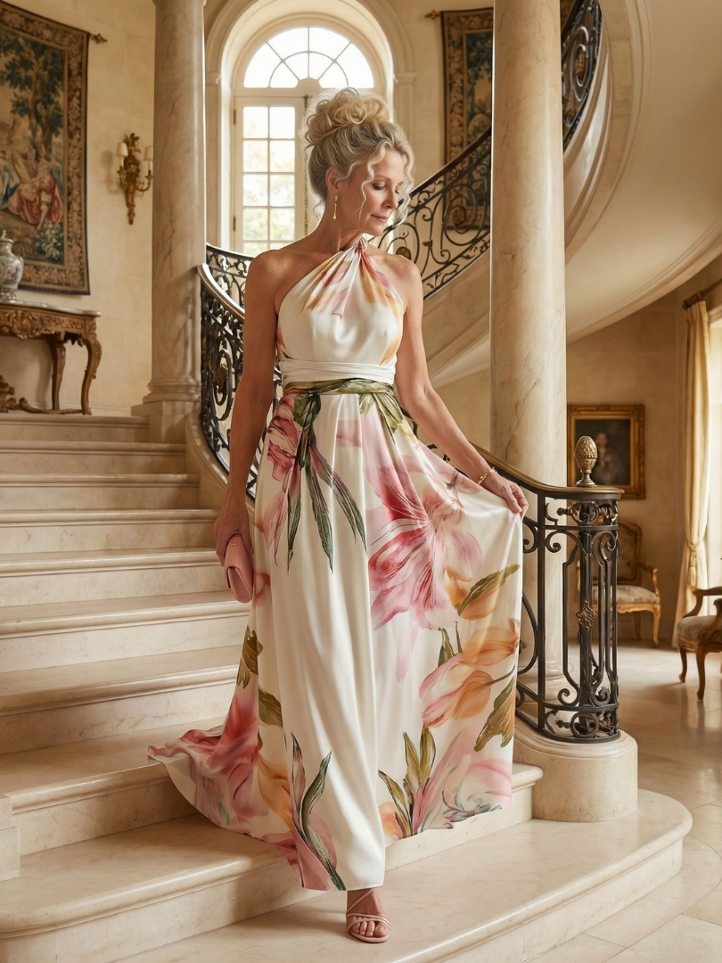 Vestido Maxi Floral Ligero | Estilo Bohemio para Mujer