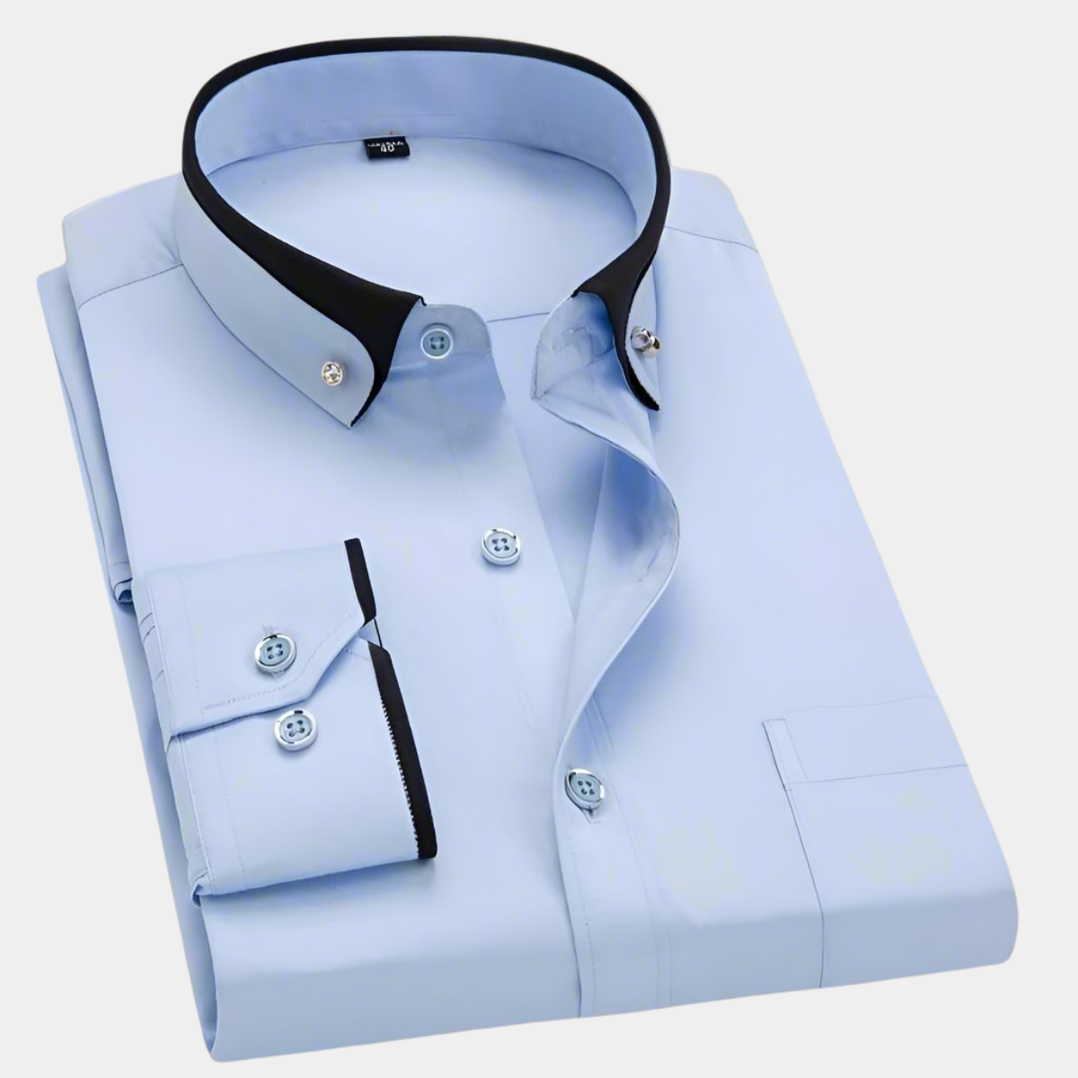 Camisa hombre formal manga larga elegante y versátil casual