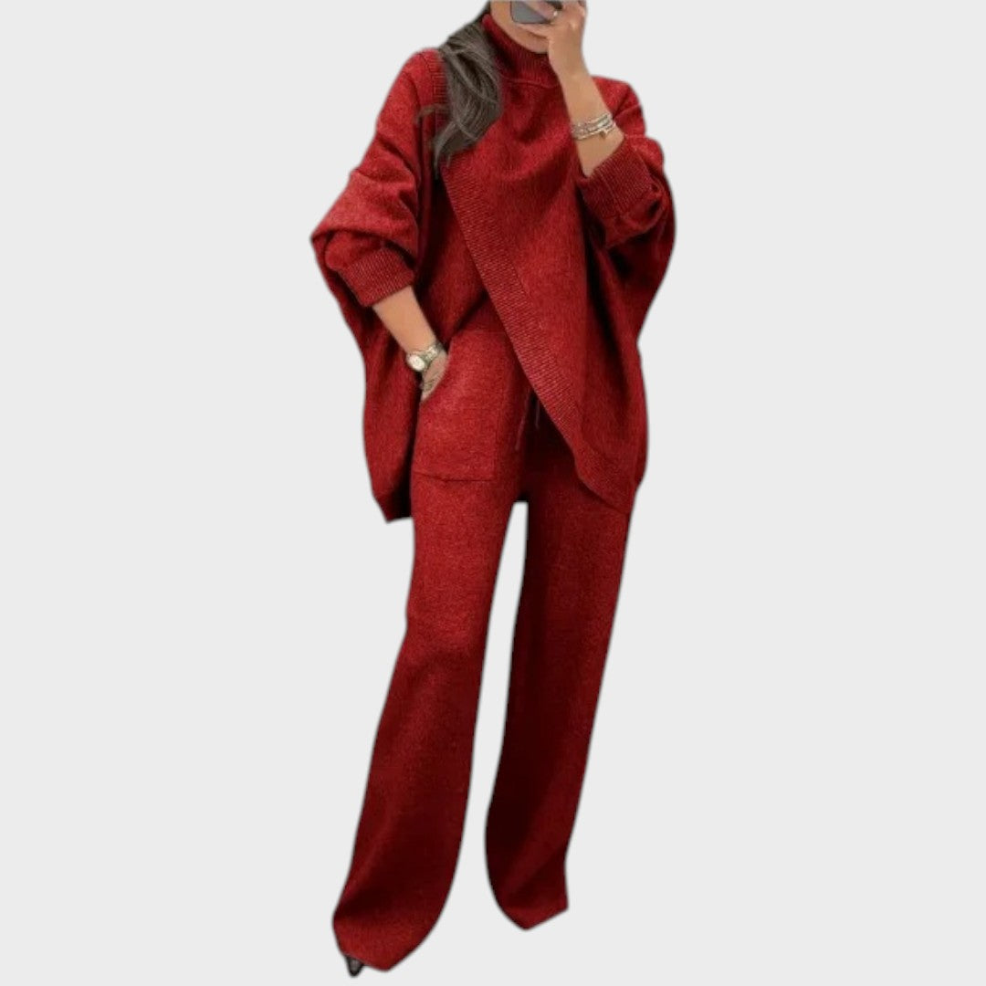 Monserat | Conjunto de Jersey y Pantalones Oversize con Diseño Sofisticado para Mujer