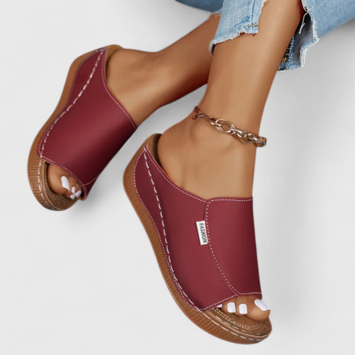 Sandalias ortopédicas con suela ergonómica y ajuste cómodo para mujer, ideales para verano o uso diario