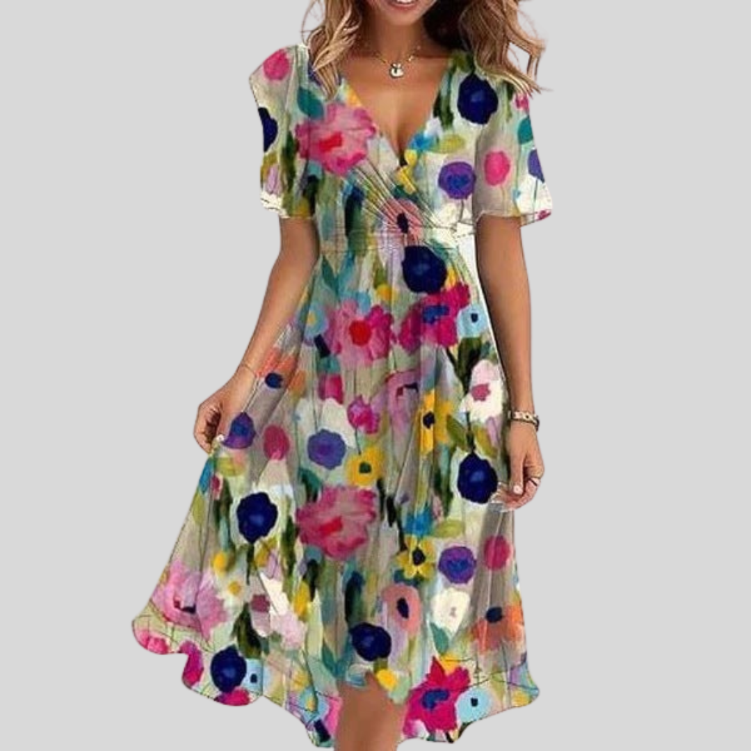 Vestido Elegante Estilo Veraniego Confeccionado con Estilo Exclusivo