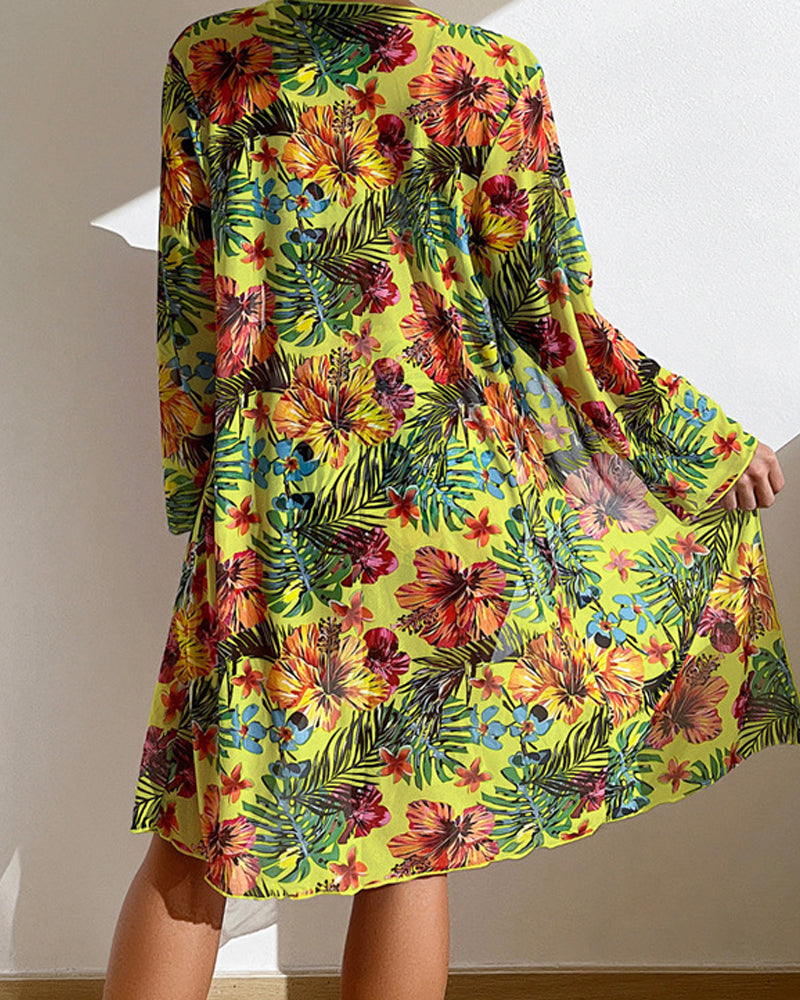 Bikini Bikini Estampado Elegante Playa Verano con Estilo Única