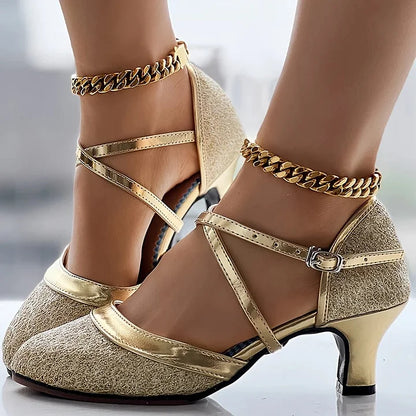 Aaliah | Elegante sandalia de tacón grueso