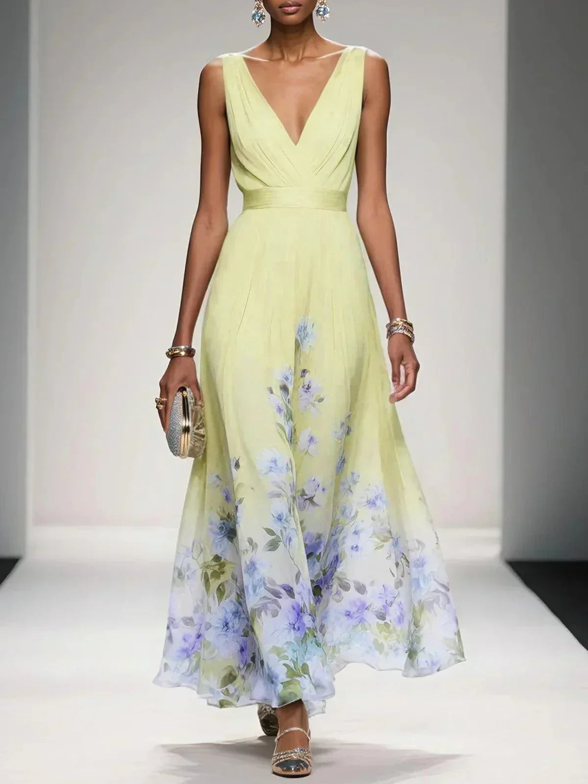 Vestido Invitada Estampado Floral | Estilo Elegante para Mujer