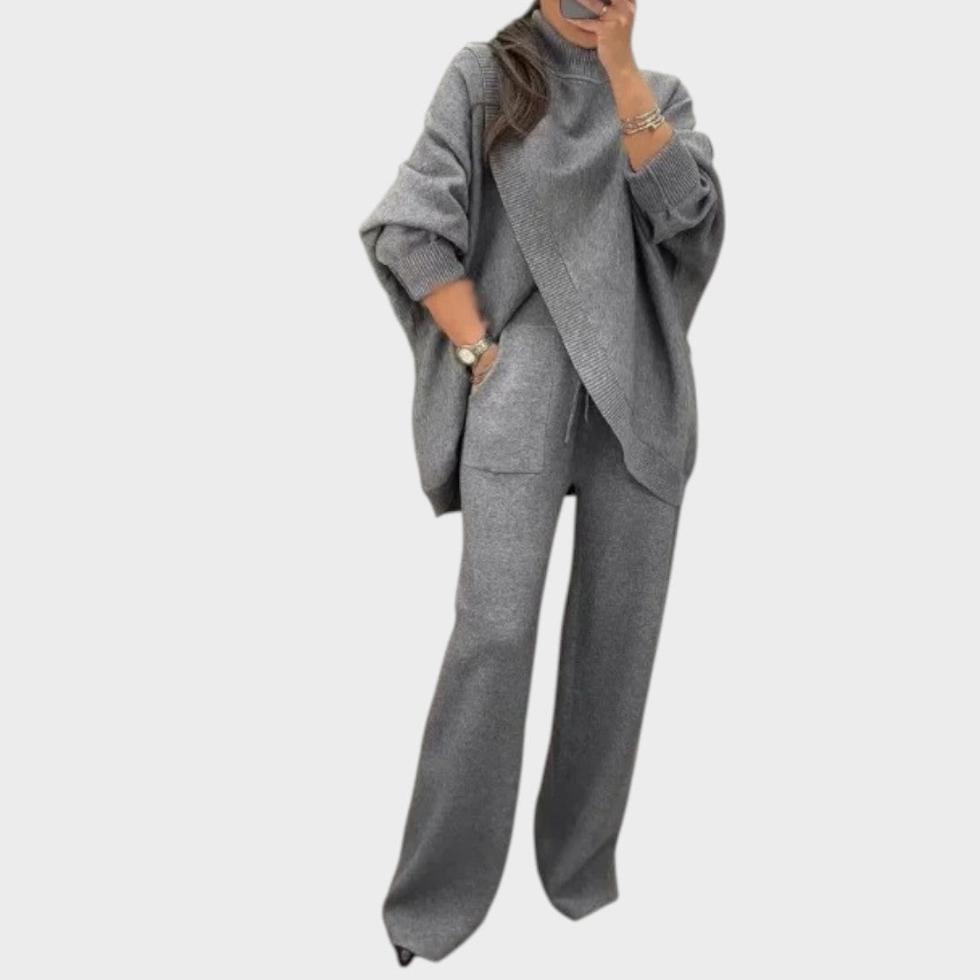 Monserat | Conjunto de Jersey y Pantalones Oversize con Diseño Sofisticado para Mujer