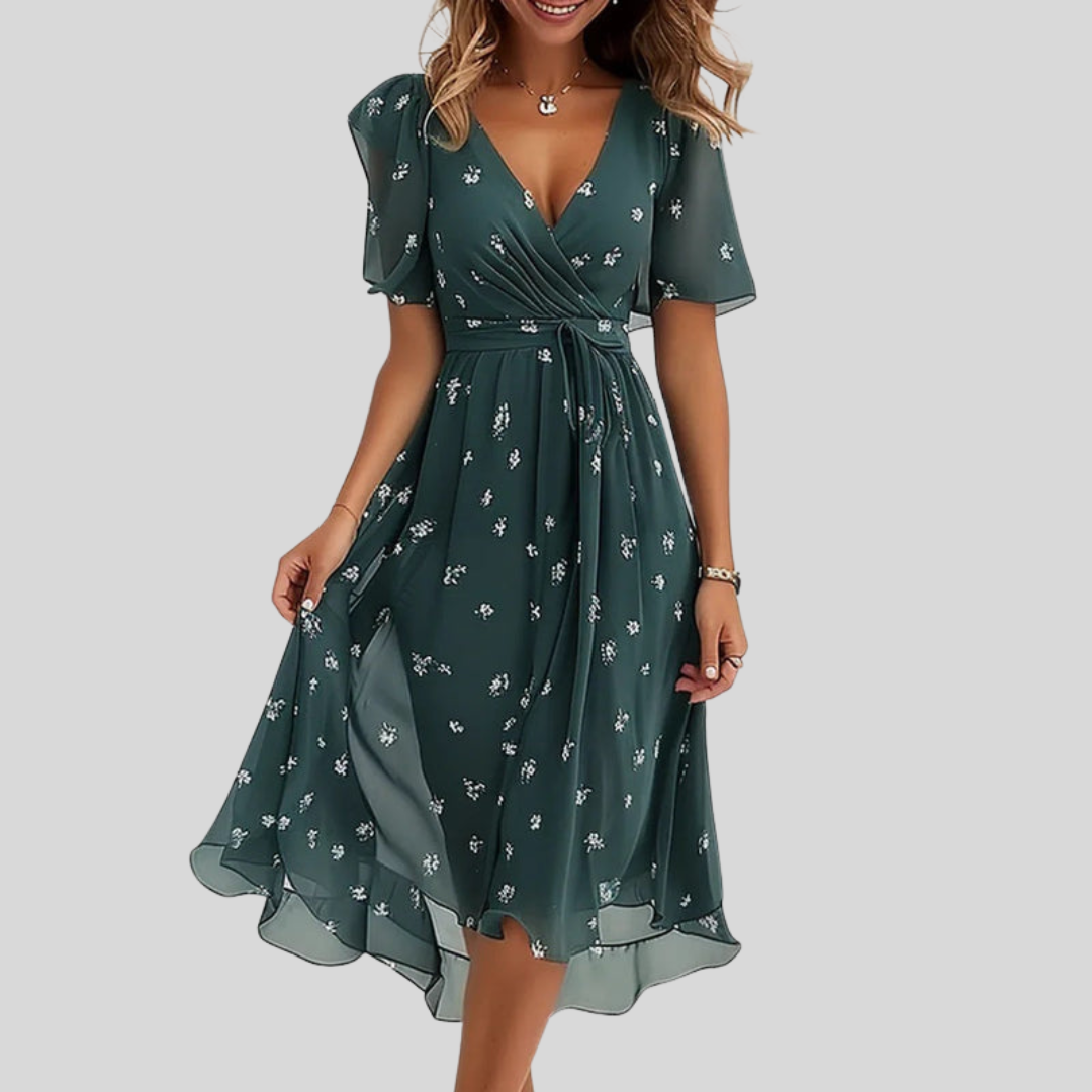 Vestido Elegante Estilo Veraniego Confeccionado con Estilo Exclusivo