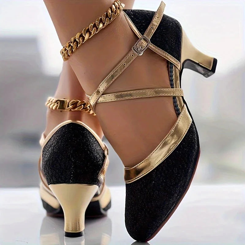Aaliah | Elegante sandalia de tacón grueso