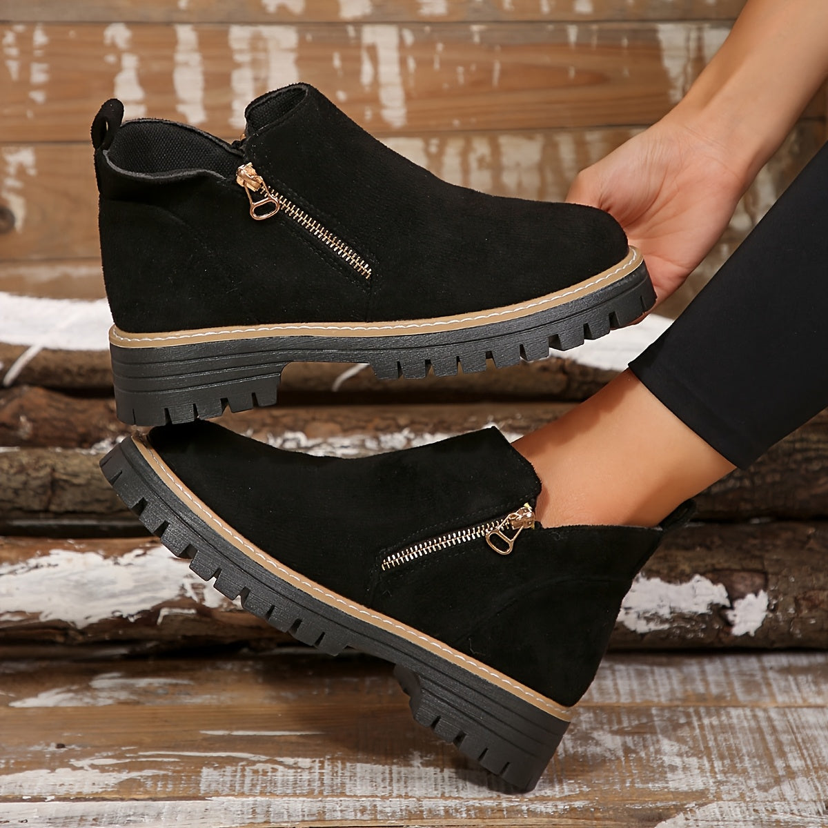 Botines ortopédicos con estampado animal y suela ergonómica para mujer, cómodos y modernos para otoño o uso diario