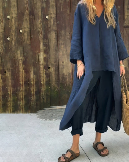 Conjunto elegante y cómodo para mujer, versátil y moderno para uso diario