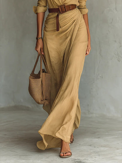 Vestido elegante para mujer, ligero y versátil para verano o diario