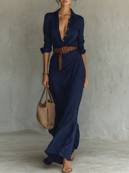 Vestido elegante para mujer, ligero y versátil para verano o diario