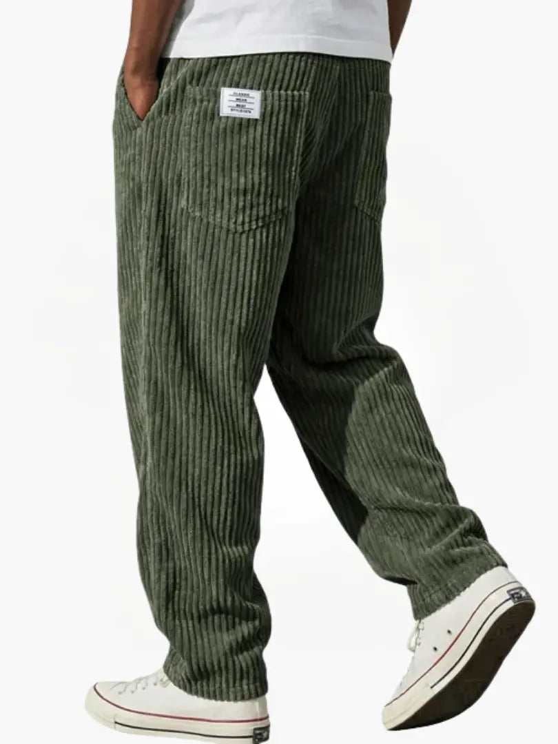 Pantalón de pana para caballero - Diseño clásico y elegante de otoño