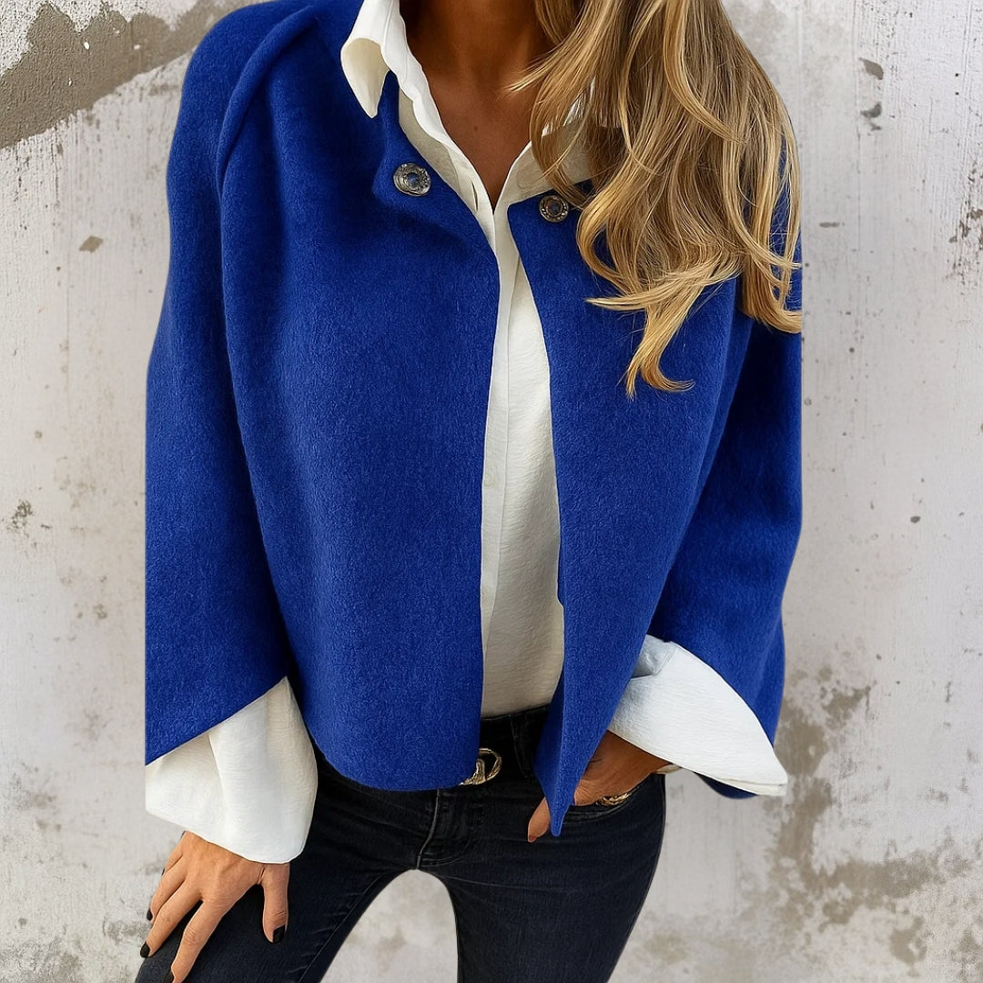 Judith | Chaqueta Corta Elegante con Aspecto de Cachemira para Mujer