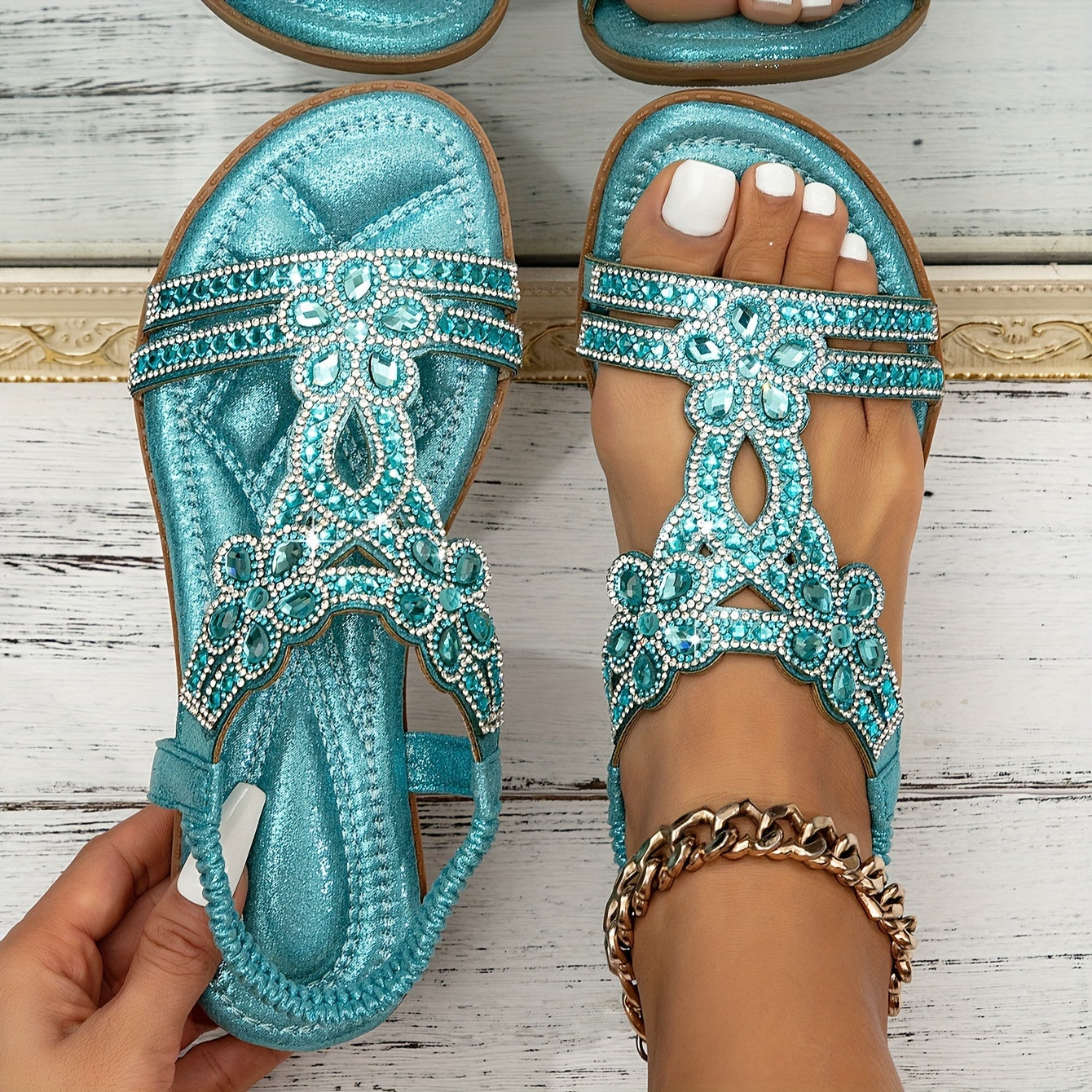 Zapatillas Florales De Verano Para Mujer - Frescas Y Cómodas
