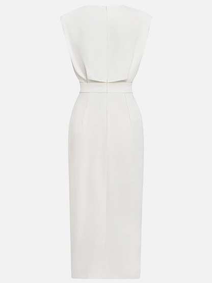 Vestido midi con toque femenino y estilo atemporal - elegante para cada día