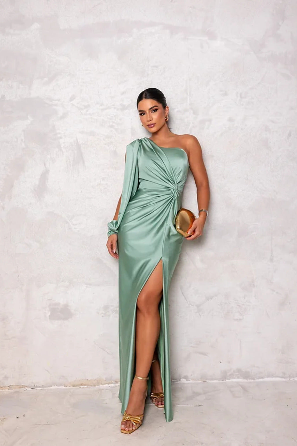 Vestido de silueta elegante para mujer, ligero y sofisticado para fiesta