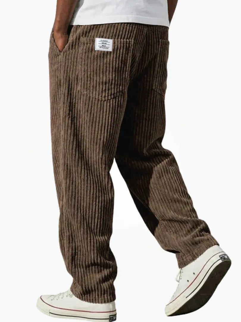 Pantalón de pana para caballero - Diseño clásico y elegante de otoño
