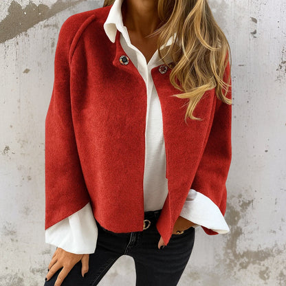 Judith | Chaqueta Corta Elegante con Aspecto de Cachemira para Mujer