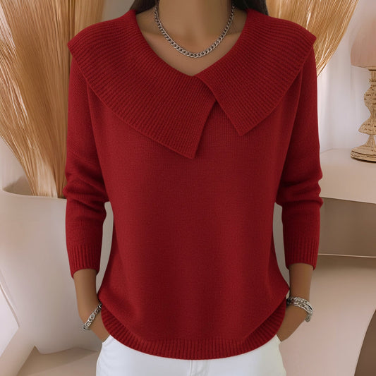 Jennifer | Jersey de Punto con Cuello Suave para Mujer