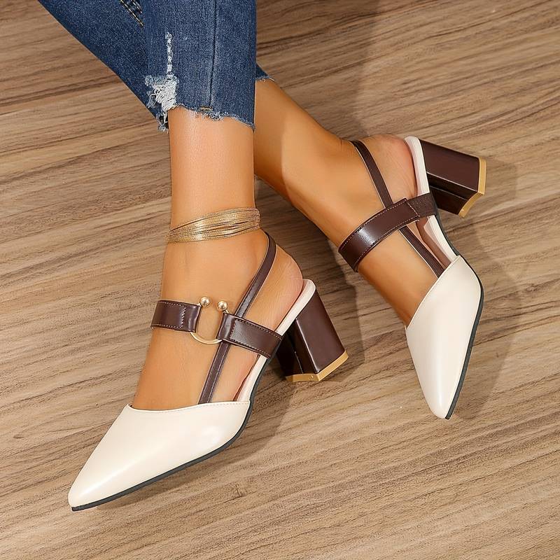 Zapatos mujer ergonómicos y chic, slingback moderno
