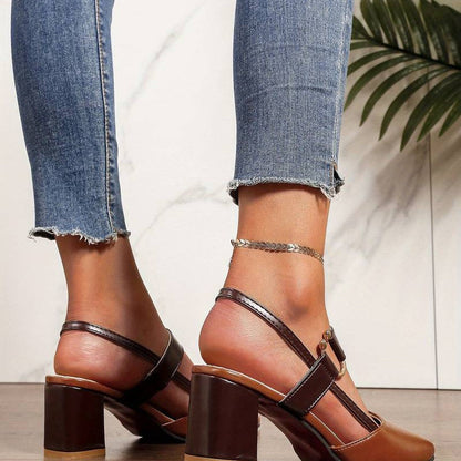 Zapatos mujer ergonómicos y chic, slingback moderno