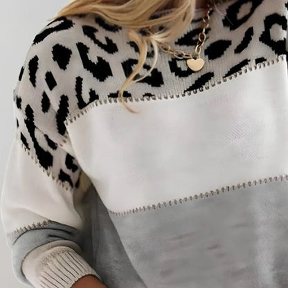 Suéter mujer moderno y cómodo, estampado y sofisticado