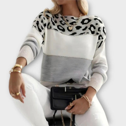 Cheyenne | Jersey de Punto con Estampado de Leopardo para Mujer de Verano