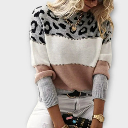 Cheyenne | Jersey de Punto con Estampado de Leopardo para Mujer de Verano