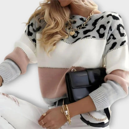 Cheyenne | Jersey de Punto con Estampado de Leopardo para Mujer de Verano