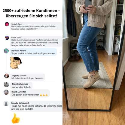 Zapatillas ortopédicas femeninas con cremallera, ligeras y cómodas