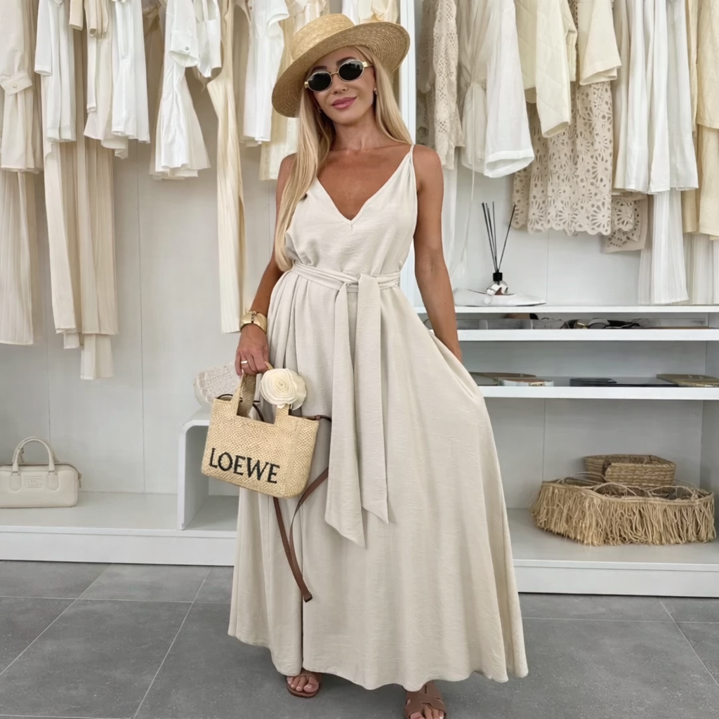 Vestido cómodo y ligero para mujer, elegante y versátil para diario