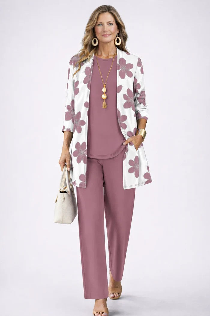 Gwenda | Conjunto de 3 Piezas Elegante para Mujer